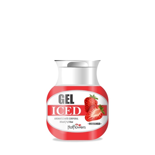 HC203 - Gel Aromatizante Iced - Morango - 35ml