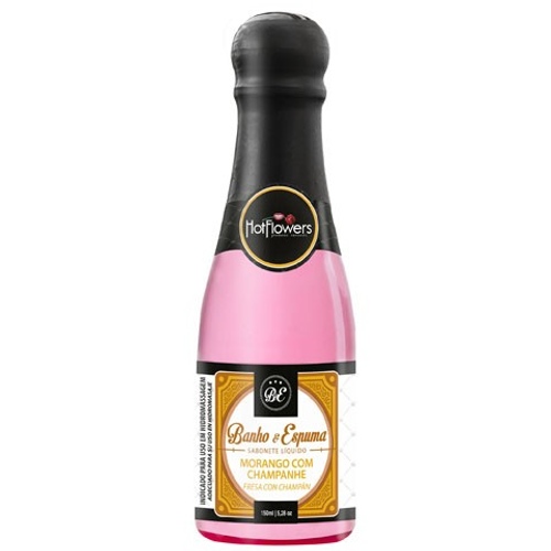 HC209 - Sabonete Líquido Banho & Espuma Morango c/ Champanhe 150ml