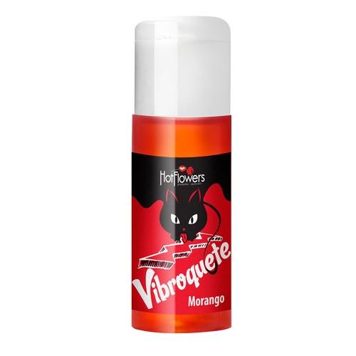 HC459 - Vibroquete Vibrador Líquido Morango 12g