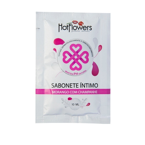 HC464 - Sachê - Sabonete Íntimo - Morango c/ Champanhe - 10g - Unitário