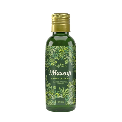 HC844 - Óleo de Massagem Massaji Ervas Latinas 120ml - Linha Numass