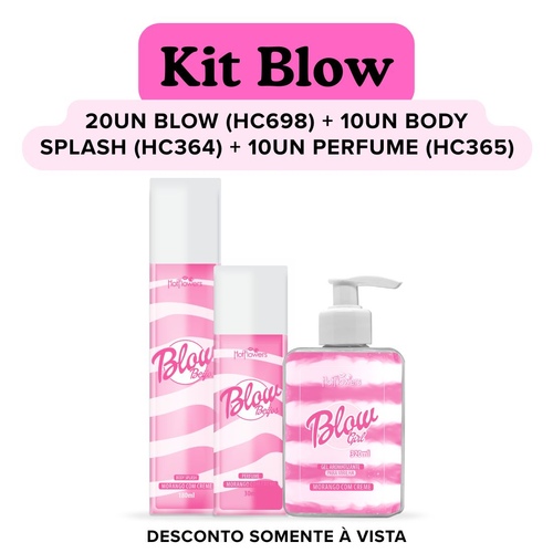 KITBLOW4 - Kit Blow - 20 unidades Blow + 10 Body Splash + 10 Perfume