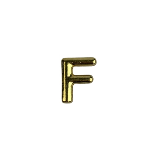LF - Letra F Dourada para Calcinha Personalizável