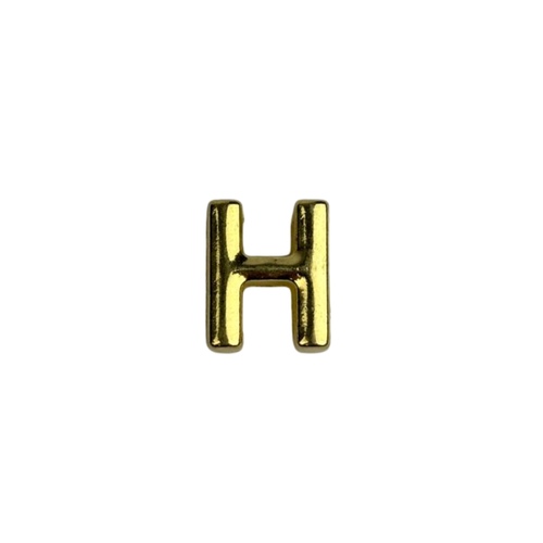 LH - Letra H Dourada para Calcinha Personalizável