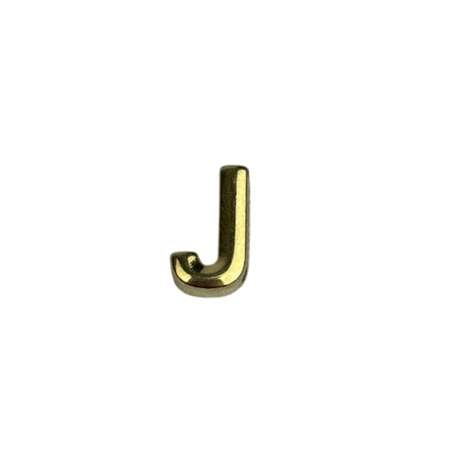 LJ - Letra J Dourada para Calcinha Personalizável