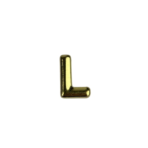 LL - Letra L Dourada para Calcinha Personalizável