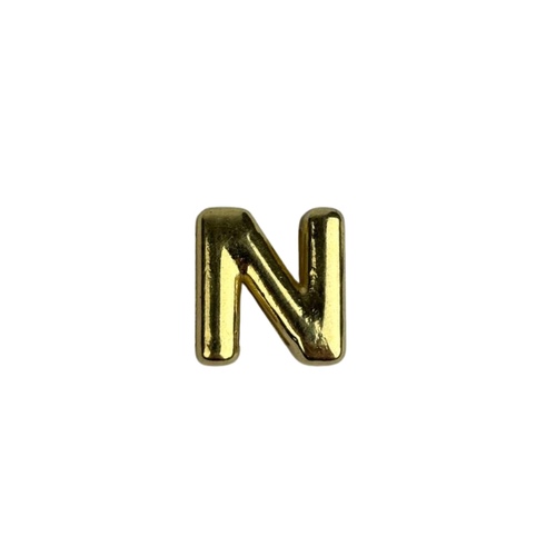 LN - Letra N Dourada para Calcinha Personalizável