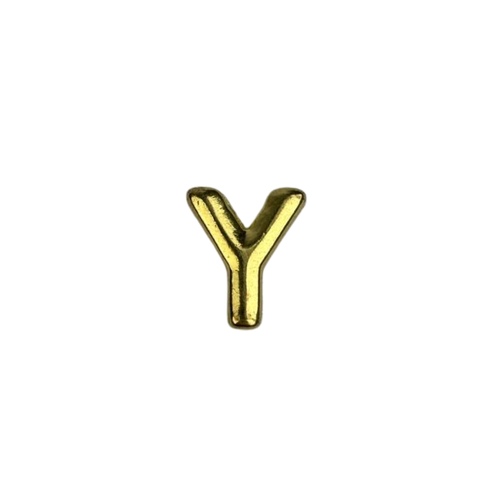 LY - Letra Y Dourada para Calcinha Personalizável
